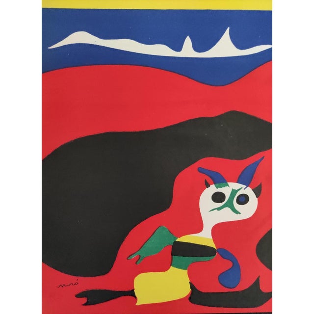 Joan Miro, Summer, 1938, Lithograph, in Good conditions. Designed 1920 to 1949