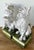 Hollywood Regency Vintage Italian Glazed Terracotta Dogs - A Pair For Sale - Image 3 of 8