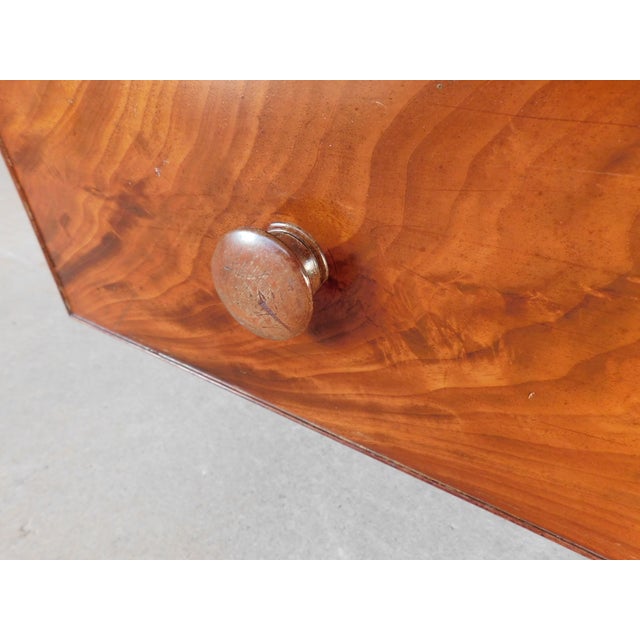 Antique Walnut 19th Century Gentleman's Chest Drop Front Desk For Sale - Image 9 of 15
