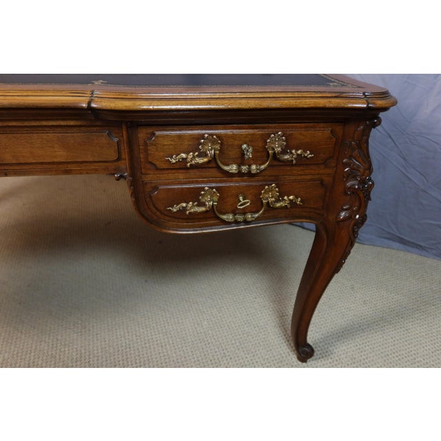 Louis XV Style Walnut Desk For Sale - Image 6 of 15