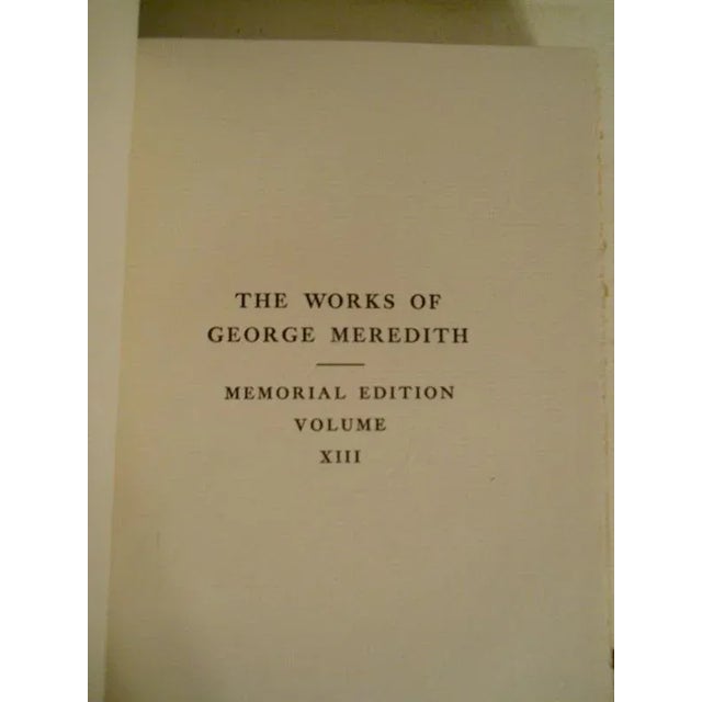 Early 20th Century Decorative Books, the Works of George Meredith - Complete 27 Volume Set For Sale In San Francisco - Image 6 of 9