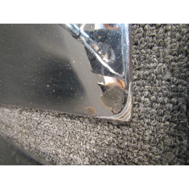 1970s Vintage Modern White Vinyl Barstools For Sale - Image 12 of 12