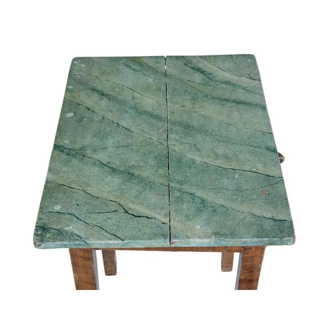 Brown Traditional Painted Swedish Side Tables, Set of 2 For Sale - Image 8 of 10