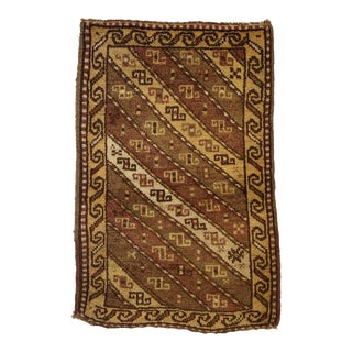 Vintage Turkish Yastik Rug - 01'08 X 02'07 For Sale