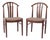 Vintage Swedish Dining Chairs in Beech Wood by Carl-Ewert Ekström, 1960s, Set of 2 For Sale