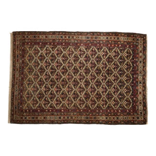 Antique Fine Malayer Rug - 3'11" x 5'11" For Sale