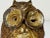1970s British Brutalist Studio Pottery Owl With Oversized Eyes Expressive Hand-Modelled Ceramic Bird Sculpture With...