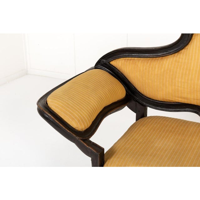 18th Century Italian Ebonised Sofa For Sale - Image 5 of 8