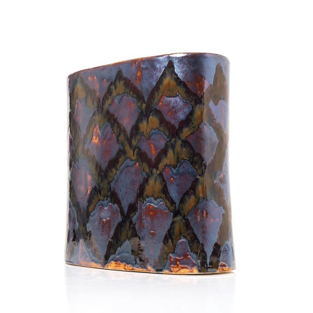 Brown Magma&Ice Side Table by Katia Langeard For Sale - Image 8 of 8