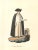 Watercolour on ivory colored paper, 1820 c.a. Beautiful watercolour representing a monk. Hand-titled black ink on lower...