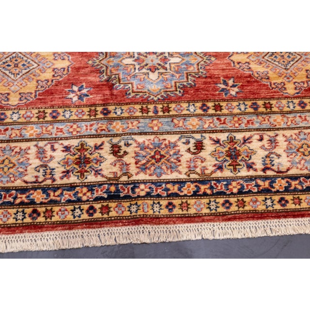 Pak Kazak Rug 5'10'' X 7'7'' For Sale - Image 4 of 12