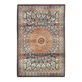 Pasargad DC Exquisite Design Paris Palace Fine Power Loom V.Silk Rug For Sale