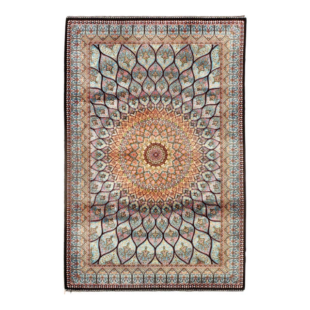 Pasargad DC Exquisite Design Paris Palace Fine Power Loom V.Silk Rug For Sale