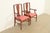 Baker Furniture Company Baker Furniture Style Federal Inlaid Mahogany Armchairs, Pair For Sale - Image 4 of 14