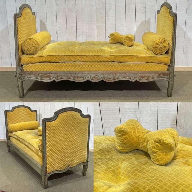 18th Century Louis XV Oak Daybed For Sale - Image 3 of 18