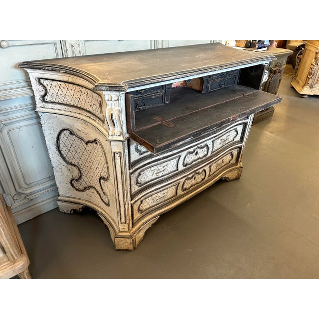 Italian Antique Italian Venetian Commode Secretaire For Sale - Image 3 of 8