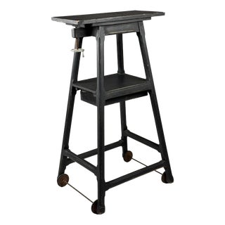 Black Column Sculpture Stand For Sale