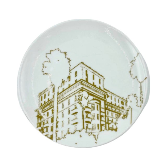 Ceramic King David Hotel Jerusalem Israel Porcelain Plate Dish For Sale - Image 7 of 10
