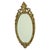 Louis XV Baroque French Brass Crested Mirror in Gold, 1950s For Sale - Image 14 of 17