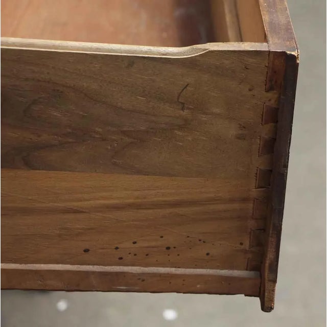 Brown Antique Traditional 4 Ft Wood Console Table For Sale - Image 8 of 10