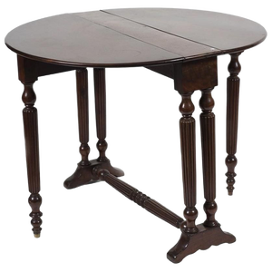 Late-19th Century Italian Mahogany Side Table