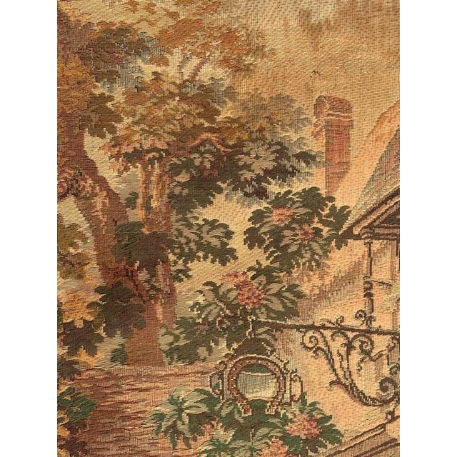 Vintage Aubusson Jacquard Tapestry, 1960s For Sale - Image 17 of 18