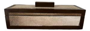Vintage Hair on Hide and Wood Box