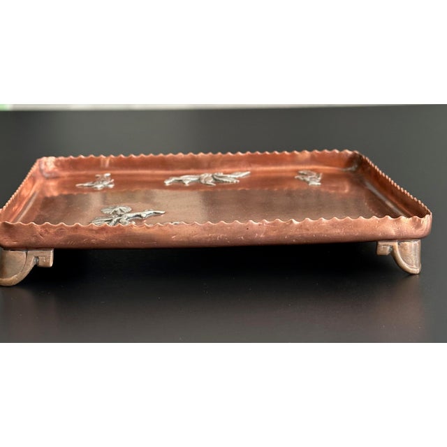 Gorham 19th Century Mixed Metal Tray For Sale - Image 11 of 17