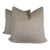S. Harris "Capra Wool Mohair" in Grey 22" Pillows-a Pair For Sale