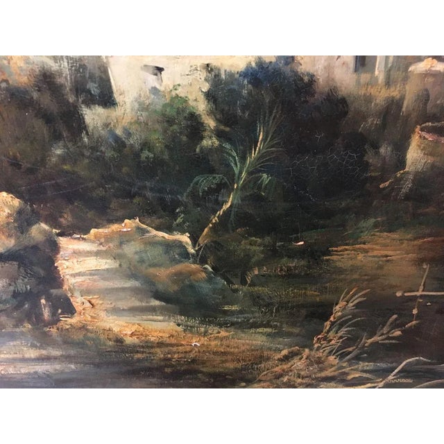 2000 - 2009 Capri, Posillipo School, Oil on Canvas For Sale - Image 5 of 7