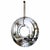 Collimate Silver Hanging Wall Mirror by GTG Design Couture For Sale - Image 9 of 9