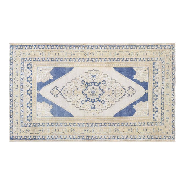 1960s Turkish Oushak Rug For Sale