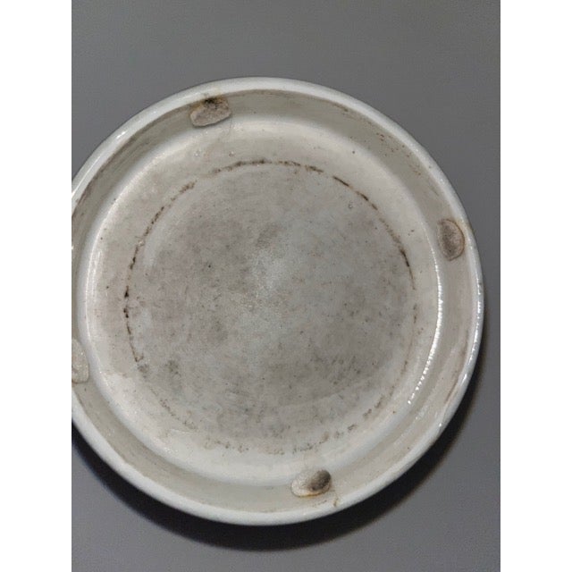 Antique Japanese Blue and White Sake Cup Washing Bowl For Sale - Image 12 of 18