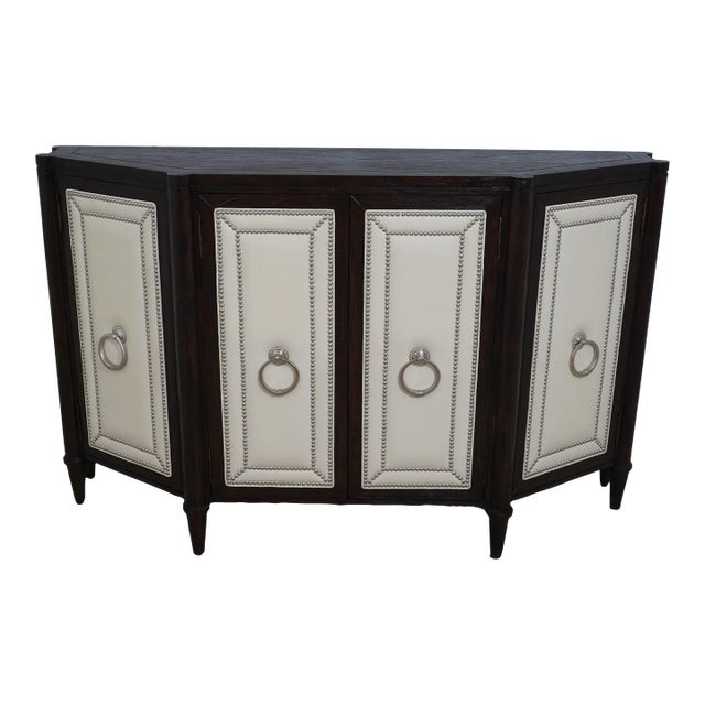 Ambella Home Modern Design 4 Door Console Cabinet For Sale