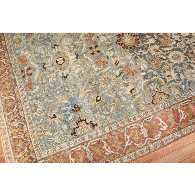 Antique Persian Senneh Bibikabad Rug - 4'7" x 6'6" For Sale In New York - Image 6 of 9