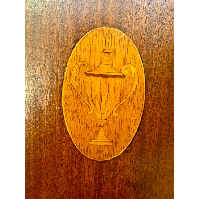 Wood 1931 Charak Furniture Co. Tilt Top Mahogany Table For Sale - Image 7 of 7