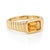 Embrace golden-hour warmth with this sunlit Citrine statement ring. Featuring a natural honey-gold Citrine set...