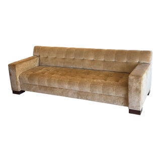 Marbello Design Fleetwood Button Tufted Sofa For Sale