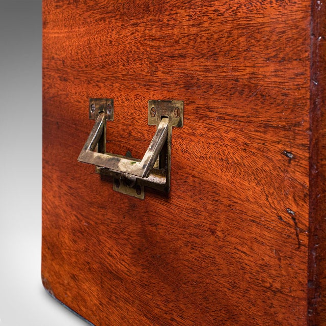 Antique Four Decanter Storage Box, English, Bottle Case, Bramah Lock, Georgian For Sale - Image 11 of 11