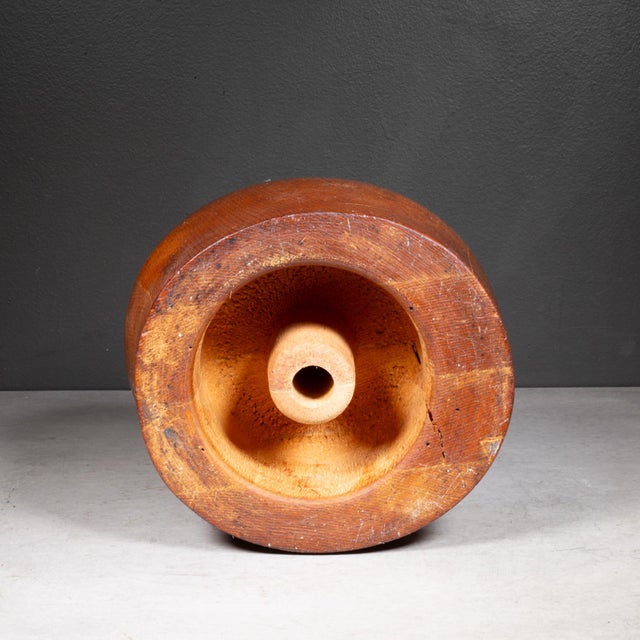 Printmaking Materials Antique Millinery Hat Form c.1890-1920 For Sale - Image 7 of 7