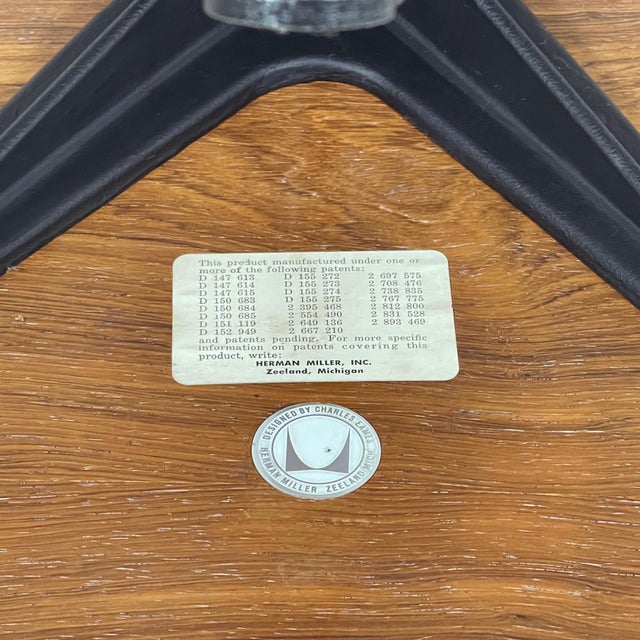 Rare Pair of Early Rosewood Eames Lounge Chairs For Sale - Image 13 of 15