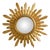 Mid-Century Belgian Gilt Sunburst Mirror attributed to Geratal, 1960s For Sale