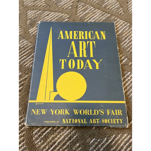 Wonderful collection of 16 full color reproduction art prints from the 1939 New York World's Fair. Published by the...