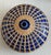 Serena & Lily Vintage Seagrass Rattan Wrapped Cobalt Ceramic 12" Pottery For Sale - Image 4 of 8