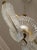 Vintage Italian Art Deco Brass Chandelier with Glass Leaves attributed to Ercole Barovier for Barovier&Toso, 1940s For Sale - Image 6 of 14
