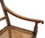 Antique English Anglo - Indian Carved & Inlaid Caned Seat Desk Armchair For Sale - Image 13 of 18