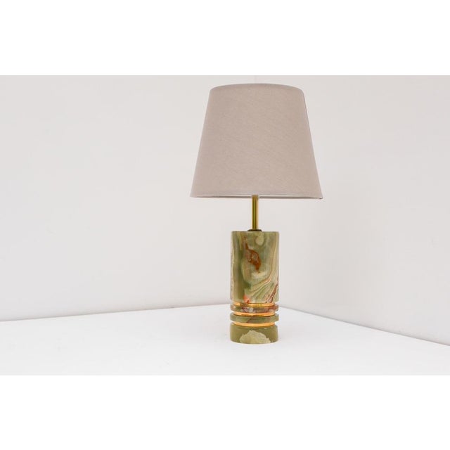 Mid-Century Modern Italian Brass Table Lamp, 1970s For Sale - Image 16 of 16