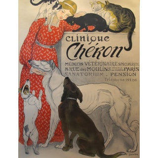 Steinlen Clinique Cheron Art Print Poster For Sale