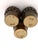 Brutalist Stoneware Candleholders by Pentti Envala for Studio Seutula, Finland, 1970s, Set of 3 For Sale - Image 3 of 4