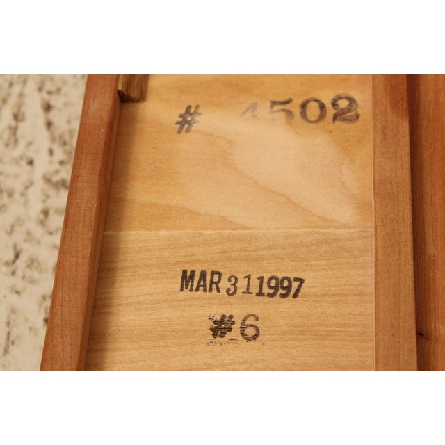 Pair Stickley Cherry Drop Lead Living Room End Tables For Sale - Image 16 of 18